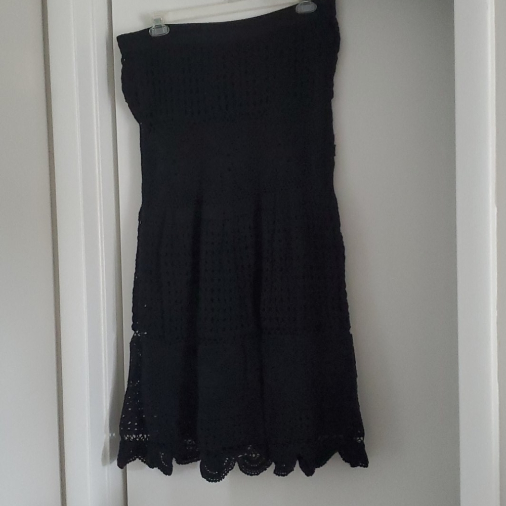 NWOT boho crochet long skirt